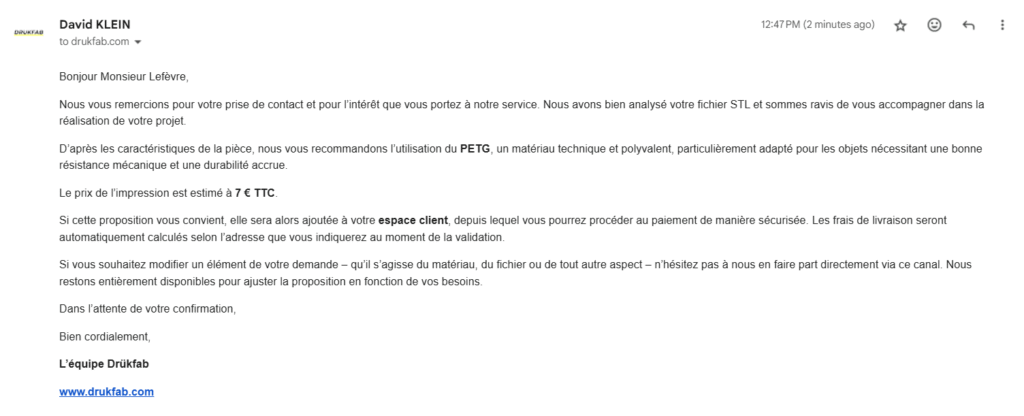 Reponse